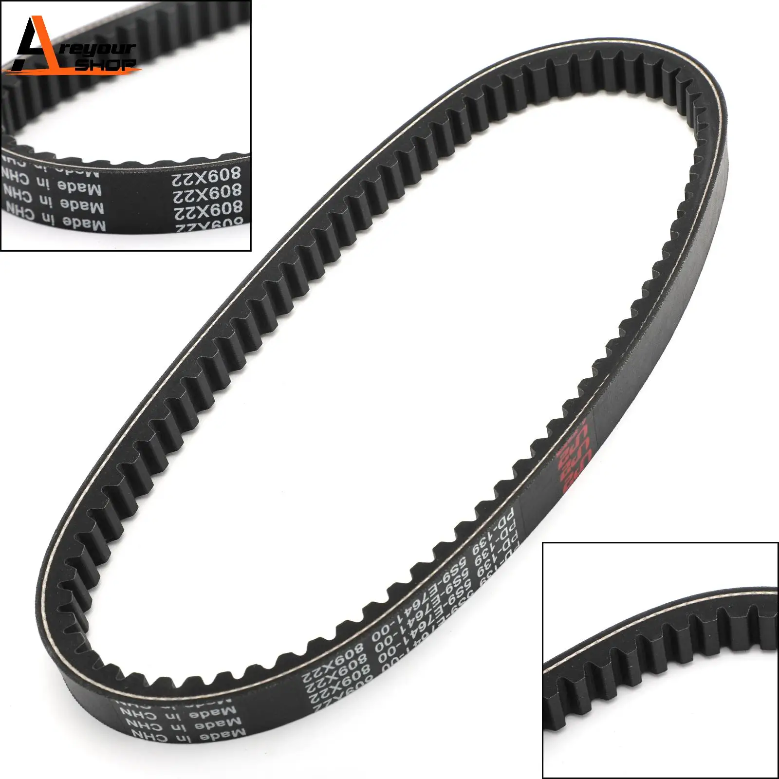 Areyourshop For Yamaha ZUMA 125 2009-2015 Scooter YW125 BWS 125 5S9-E7641-00-00 Transmission Drive Clutch Belt ATV Parts