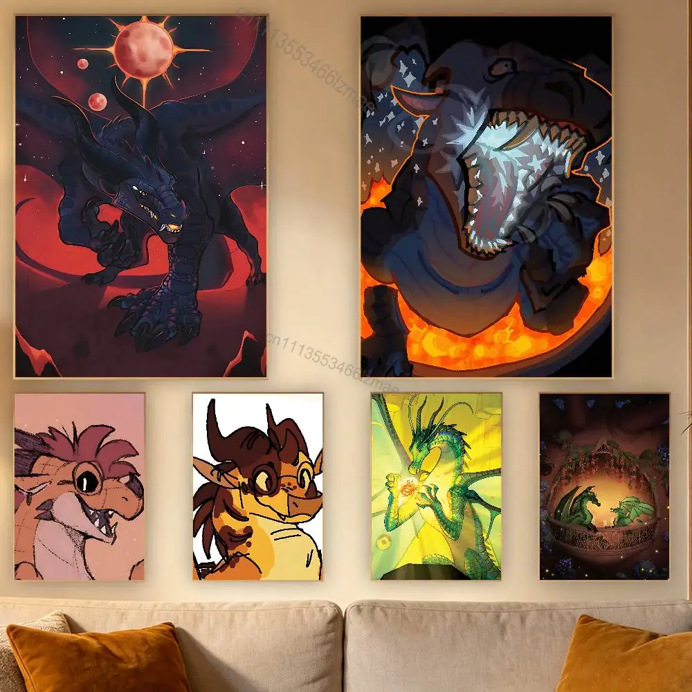 

Cute W-Wings of F-Fire Poster Retro Paper Sticker DIY Room Bar Cafe Aesthetic Art Wall Painting