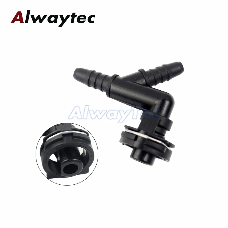 1pc Straight through Turbocharger Return Pipe Connector Buckle for Benz Audi Coolant Tank - Automotive Engine Part