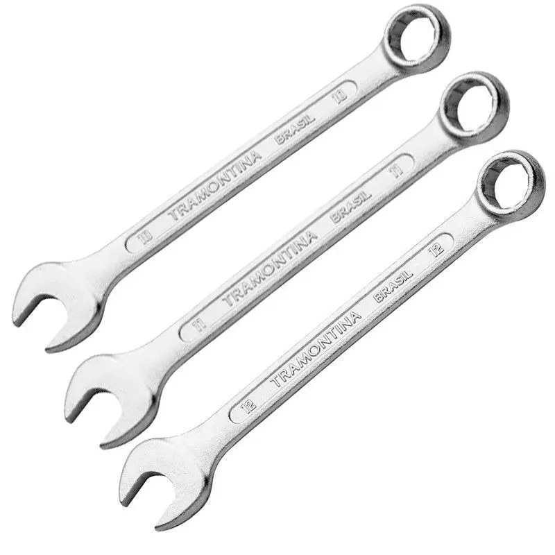 10 11 12 Steel Tramontina Combined Wrenches Set 3 Pieces