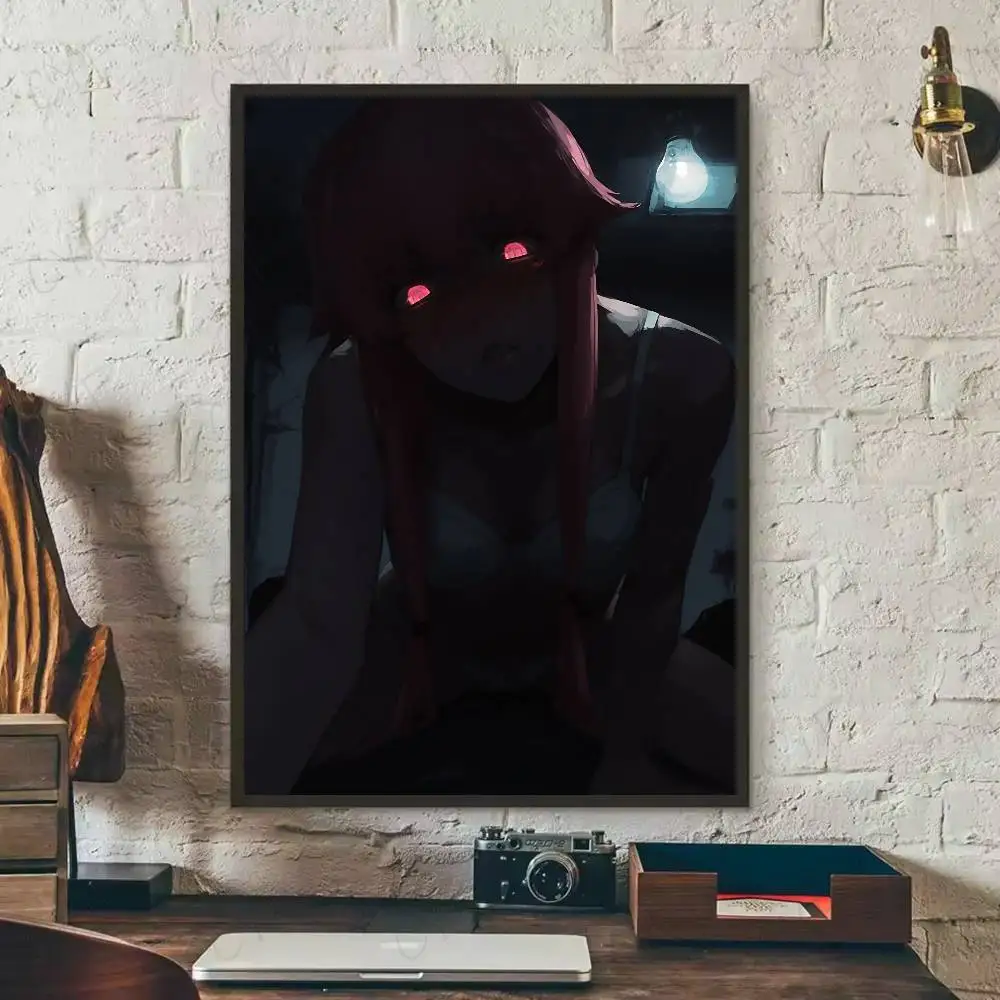 أنيمي المستقبل مذكرات Y-Yuno G-Gasai المشارك معرض يطبع ذاتية اللصق ديكور المنزل الديكور صور مطبوعة للحوائط غرفة المعيشة ملصق
