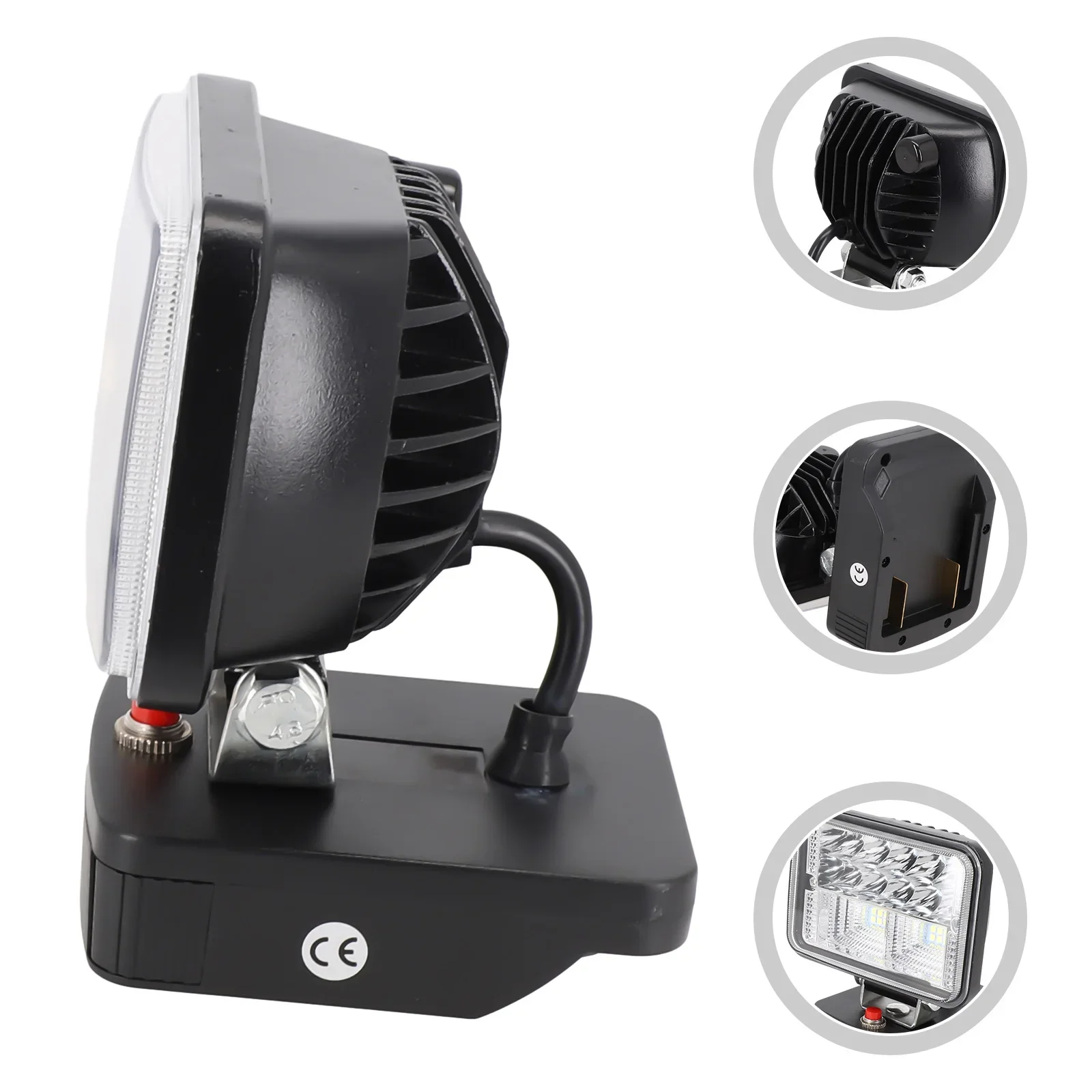 

Driving Work LED Work Light For Car 30W ABS+PC Battery For Metabo 18V Li-Ion Replacement 18V Lithium-ion Battery