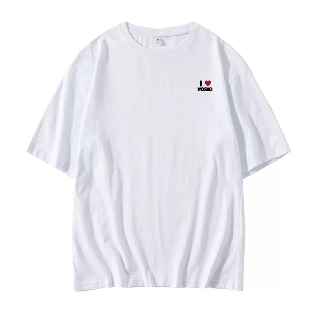 2026 Star Same T-shirt PHOTO NAME I LOVE Printe TShirt Kpop Stay in Shirt Pullovers Women Korean Style Summer Oversized Tshirt
