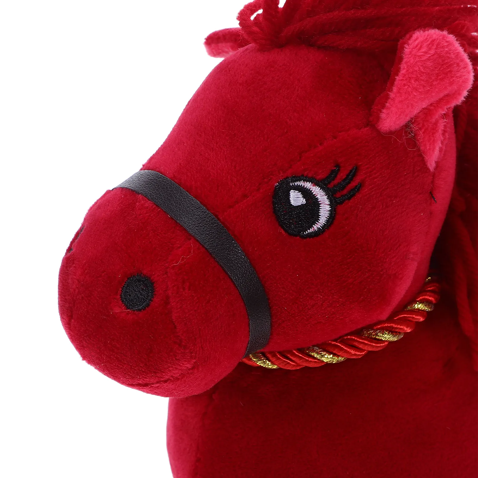 Peluche a forma di cavallo realistico per bambini - Morbido e confortevole per la decorazione della casa - Regalo mascotte per la celebrazione dell'Anno del Cavallo 2026