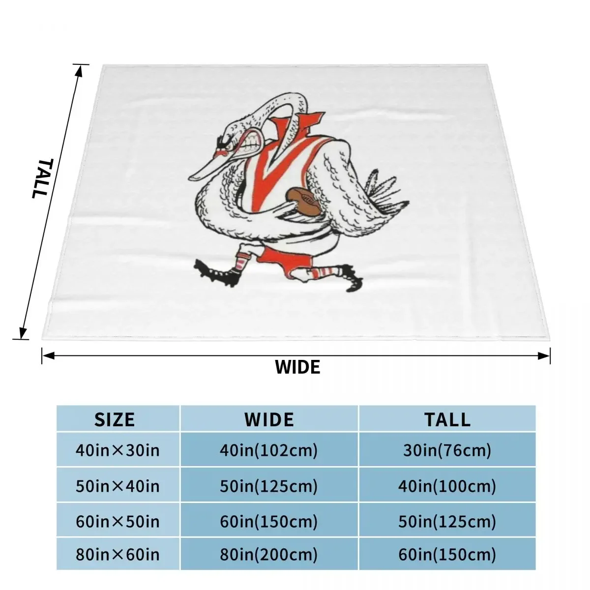 South Melbourne Swans Retro Throw Blanket For Decorative Sofa Soft Blankets