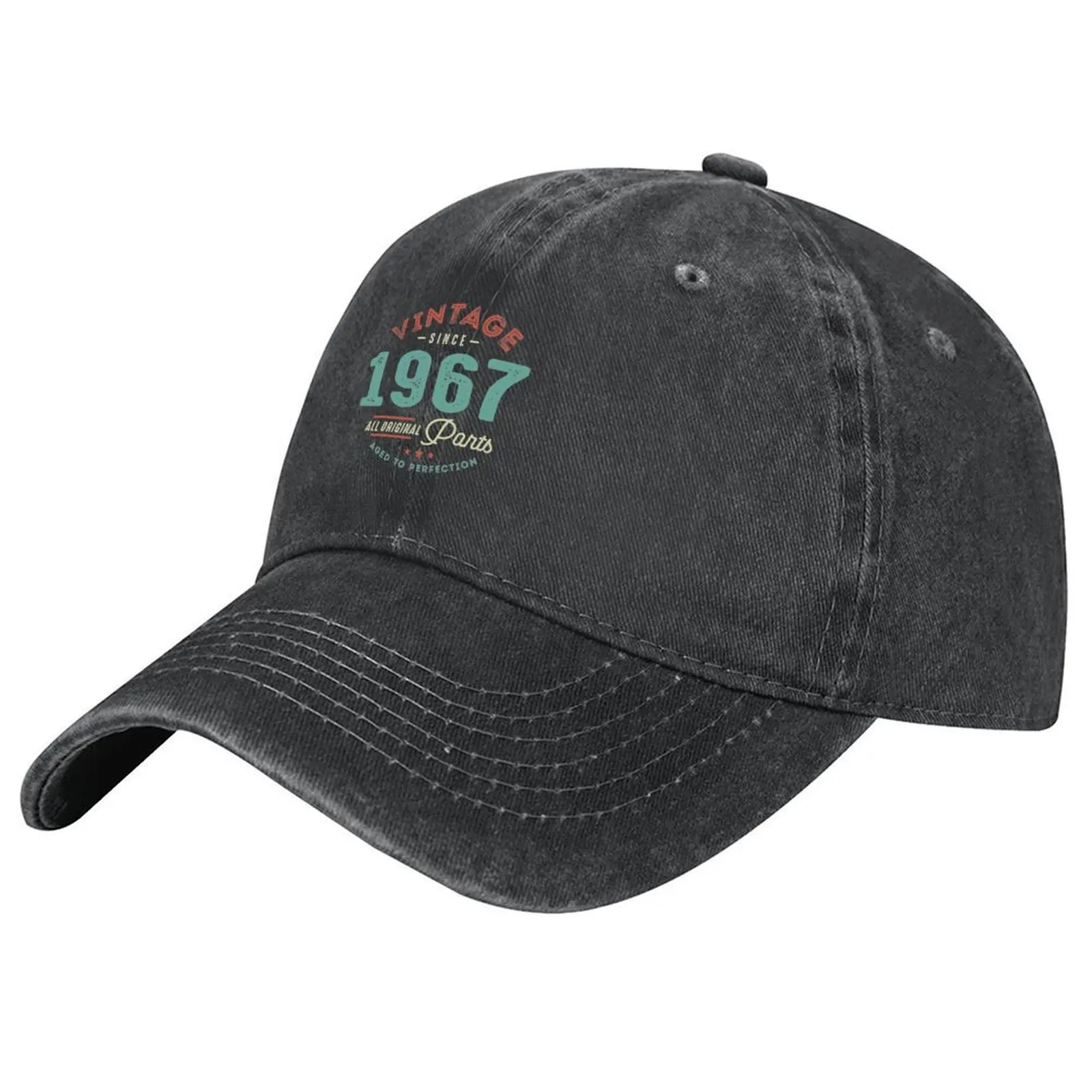 

Vintage Since 1967 Original Parts - 57th birthday Retro Classic Baseball Cap Winter hat tea Hat Rave Caps For Women Men's