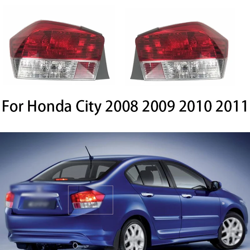 

Car Accessories For Honda City 2008 2009 2010 2011 Tail Brake Light Assembly Rear Lamp Warning Bumper Automotive Parts