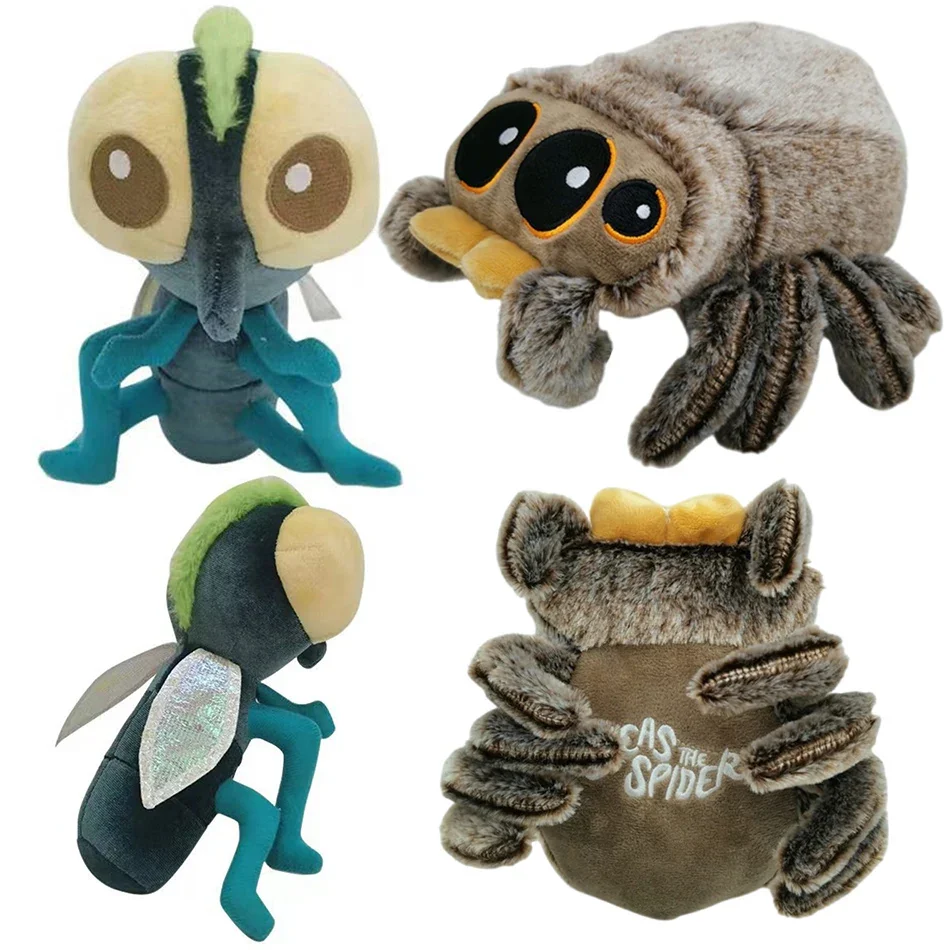 

New Stuffed Soft Animals Plushies Spider Little fly Toy Black Little Lucas Simulated Pillow Doll Anime Game Room Decora Kid Gift