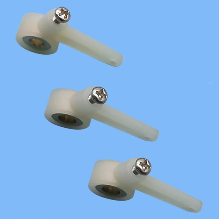 1pc Aperture 4.5/5/5.5mm Steering Single Arm 1/2 Arm With Screw For Electric RC Airplane Foam Model Replacement Accessories