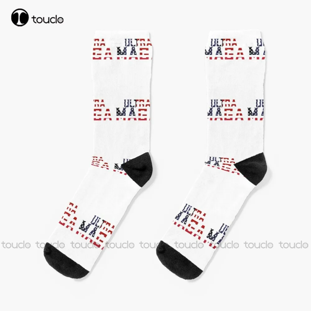 

Ultra Maga And Proud Of It Socks Trump 2024 Youth Socks 360° Digital Print Comfortable Girls Sports Christmas Gift New Popular