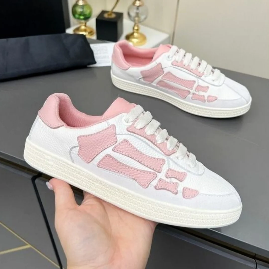 

Luxury Unisex Suede Pacific Bones Flat Low Sneakers Durable Skate Shoes Outdoor Sport Scouple Casual Shoes Brand Direct Sales