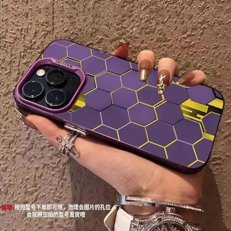 Capa Traseira Honeycomb para Xiaomi, Tecnologia de Moda, À Prova de Choque, Matte, Redmi A1, 13C, 9C, 9T, Nota 10, 11, 12, 13 Pro, K60, Ultra 4G, 5G