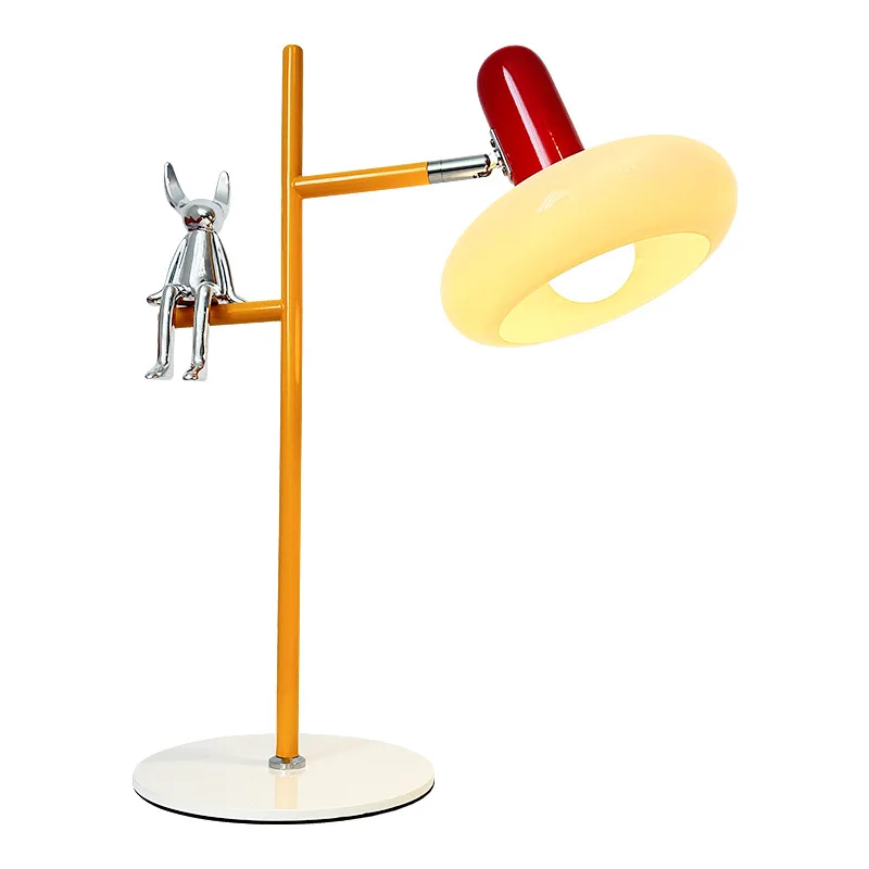 

Cream wind rabbit floor lamp ins Internet celebrity designer French retro living room bedroom bedside table lamp