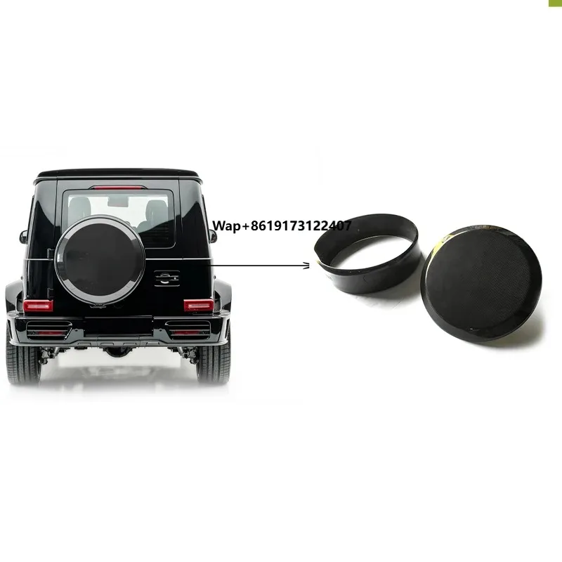 2019Y- G-class W464 M Style Spare Tyre Cover With Ring Dry Carbon Fiber Car Accessories W463A G500 G63 G350 G550 Tire Covers