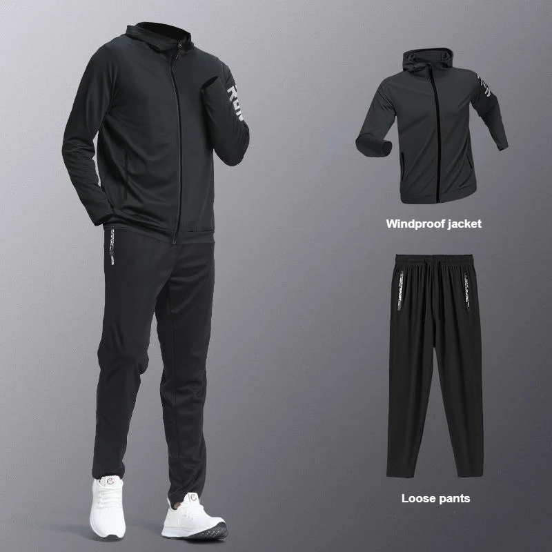 Men's Versatile Sportswear Set: Athletic Shirts for Running, Training, Morning Runs & Outdoor Fitness
