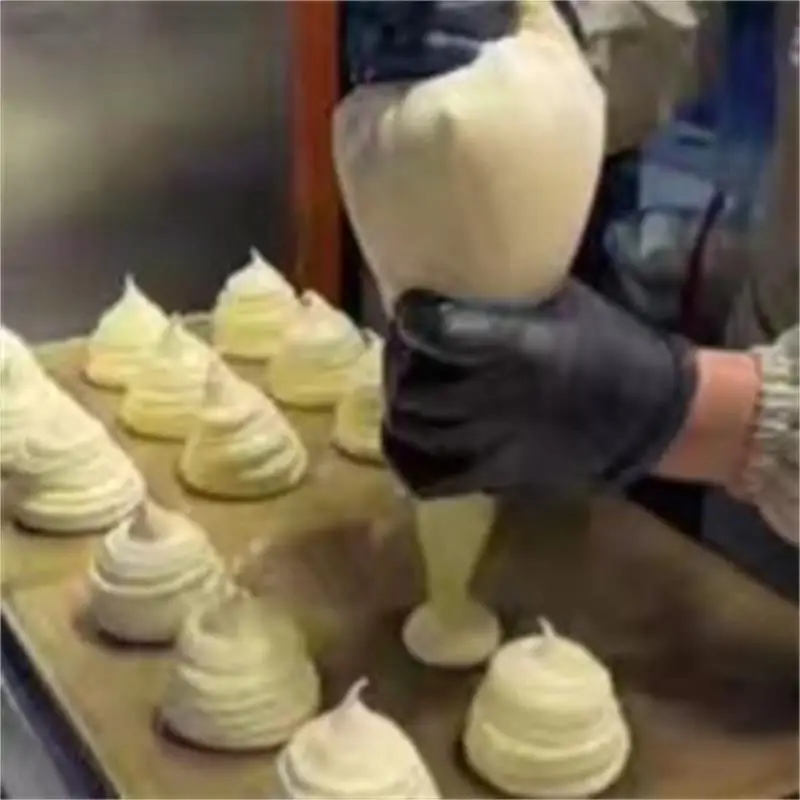 Equipo comercial de cocina para aperitivos, Mini máquina para hornear soufflé de panqueques, máquina para hacer soufflé de doble cabezal