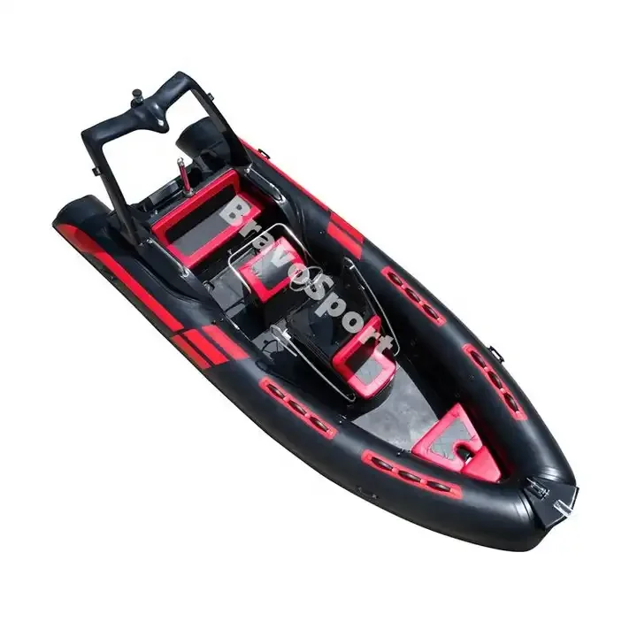 Best Selling Ce Certificate China 580cm Fiberglass Hull Rib Inflatable Boat for Fishing