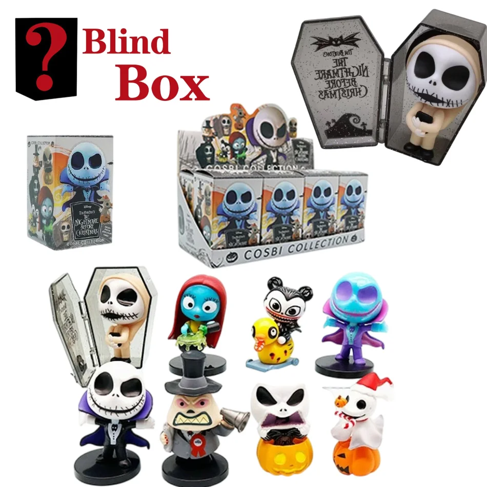 

he Nightmare Before Christmas Blind Box Hot Figures Jack Sally Cosbi Collectible Figurine Doll Friend Birthday/Christmas Gifts