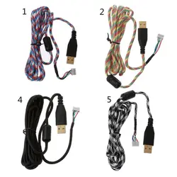 Mouse Replacement Cable Soft Durable Wear Resistant Mouse Wire Umbrella Rope Dropship