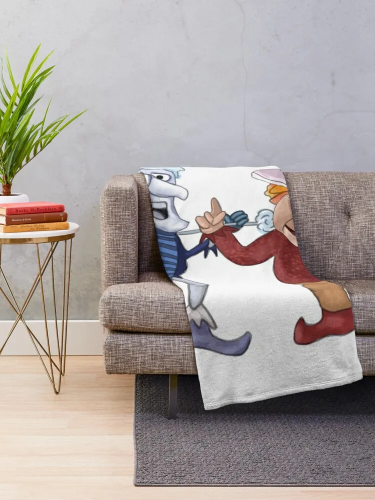 Snow miser and heat miser Throw Blanket Kid'S Decorative Sofa Soft Vintage Blankets