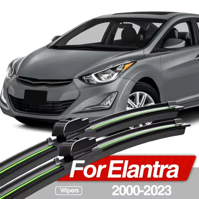 For Hyundai Elantra 2000-2023 Front Windshield Wiper Blades 2x Windscreen Window Accessories 2001 2018 2010 2014 2016 2019 2020