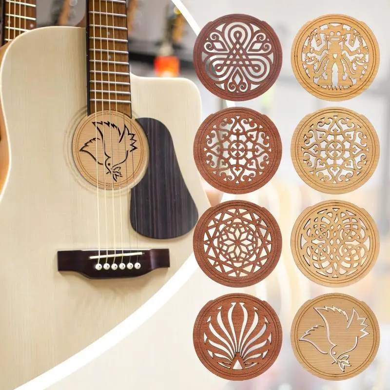 Acoustic Guitar Accessories Light Weight Guitar Parts Guitar Accessories Portable Soundhole Cover For Family Friends Colleagues