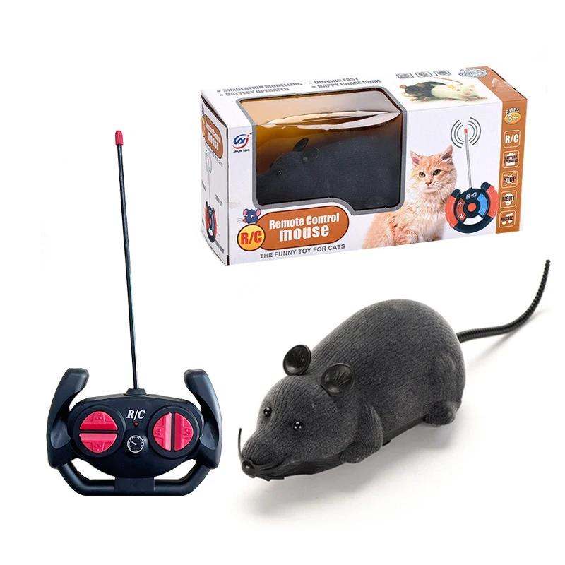 Creative Four-way Remote Control Electric Mouse Toy Simulation Infrared Shaking Control Electric Pet Toys Halloween Prank Toys