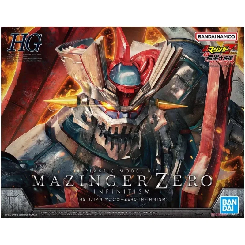 BANDAI Anime HG 1/144 MAZINGER ZERO INFINITY True Demon God Gundam Assembly Plastic Model Kit Action Toys Figures Gift