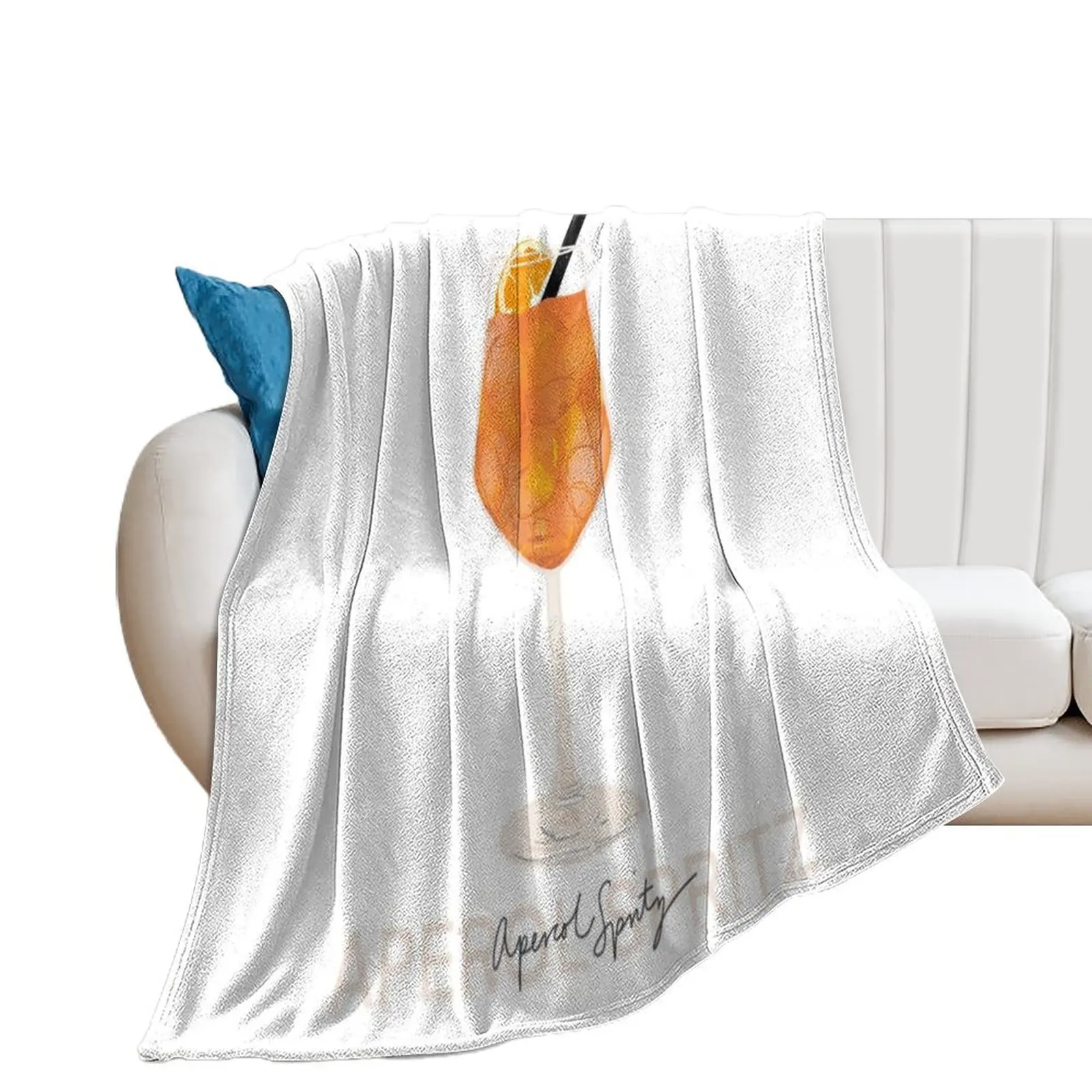 

Aperol Spritz Print \t Throw Blanket Summer Thins Cute Blankets