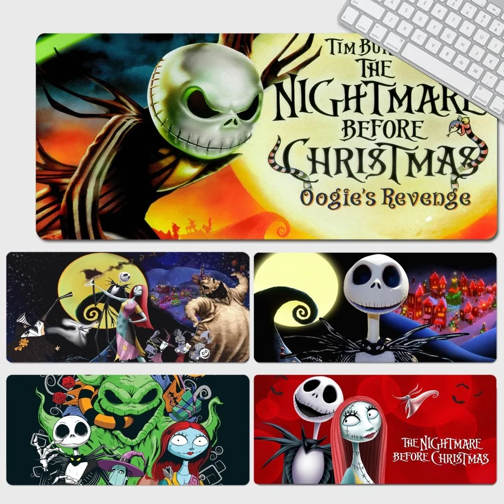 

Disney The Nightmare Before Christma Mousepad 90x40cm Big Keyboard Mat Students Gamer Desktop for PC Mouse Carpet