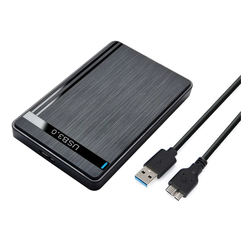 

Y1UB 2.5in USB3.0 2.5 Inch Sata Mobile HDD Case- Box USB3.0 Sata SSD Portable- Hard Drive Disk External Enclosure Box