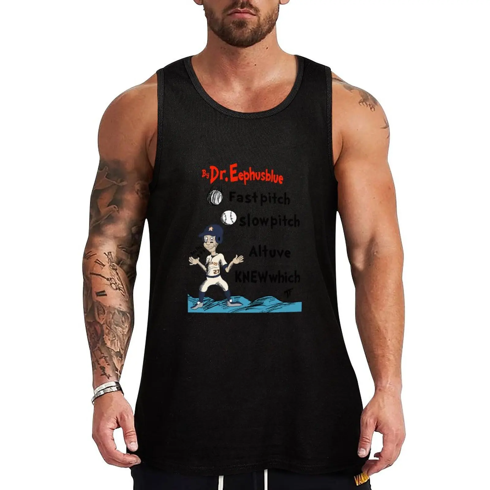 Майка мужская без рукавов, с высоким шагом