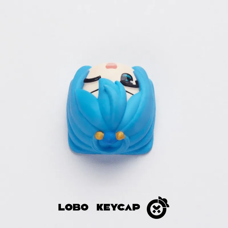 Touches de clavier mécanique en résine faites à la main, offrez des bénédictions à un monde meilleur, accessoires de jeu personnalisés, cadeau