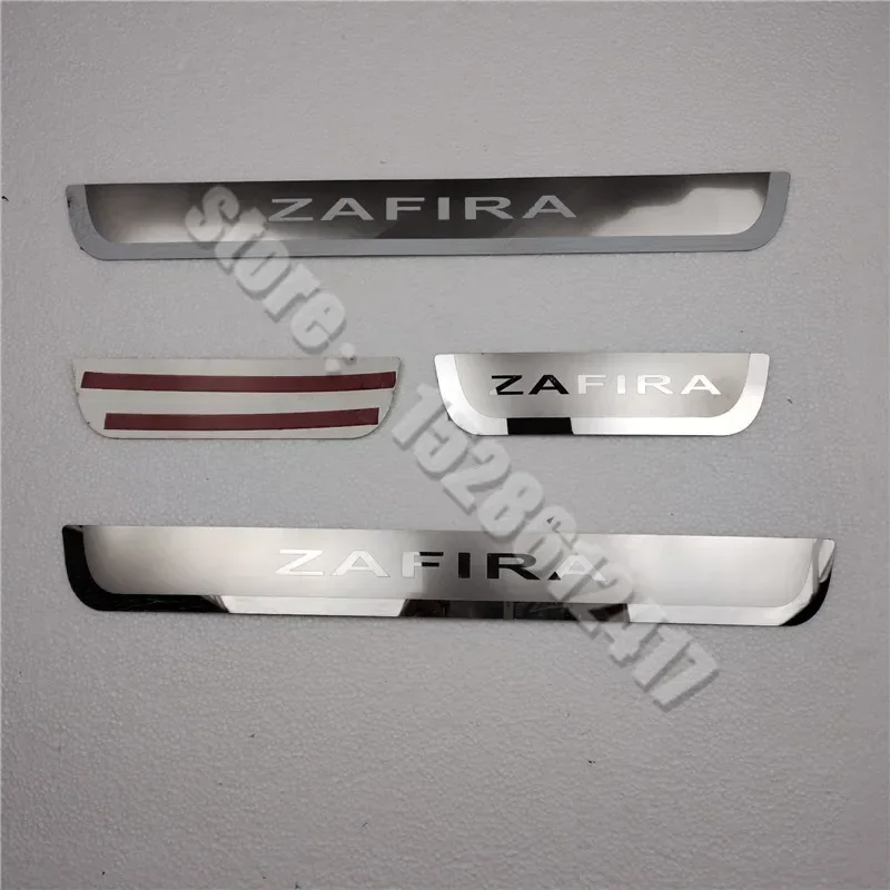 For Opel Zafira Tourer A C For Vauxhall Zafira B 2011-2022 Stainless Scuff Plate/Door Sill Scuff Plate Welcome Pedal Accessories