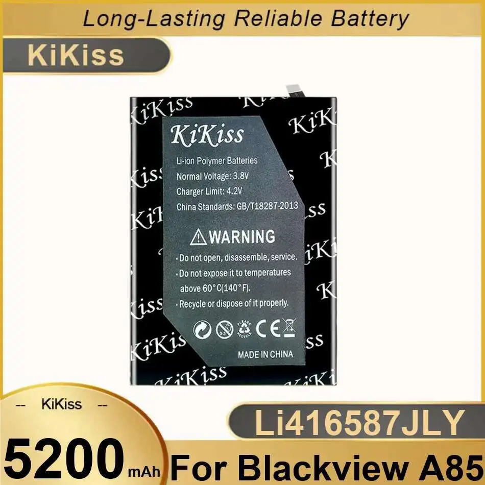 

A85 Li416587jly Mobile Phone Battery 5200Mah Durable For Blackview