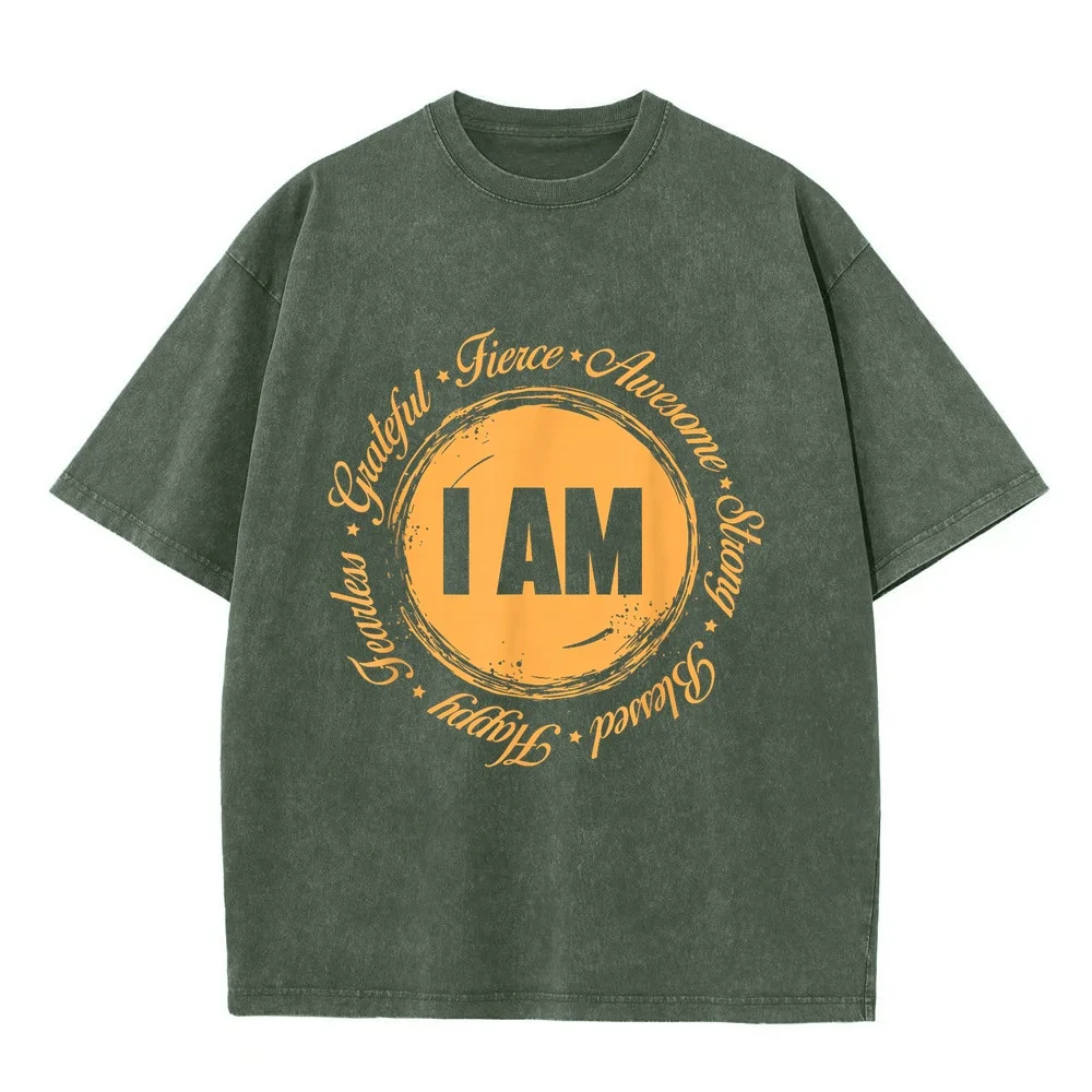 Slogan T-Shirt Motivational Quote Inspiration Positive Saying T-Shirts Men Clothes Short Sleeve Tee For Man Positive Life Style