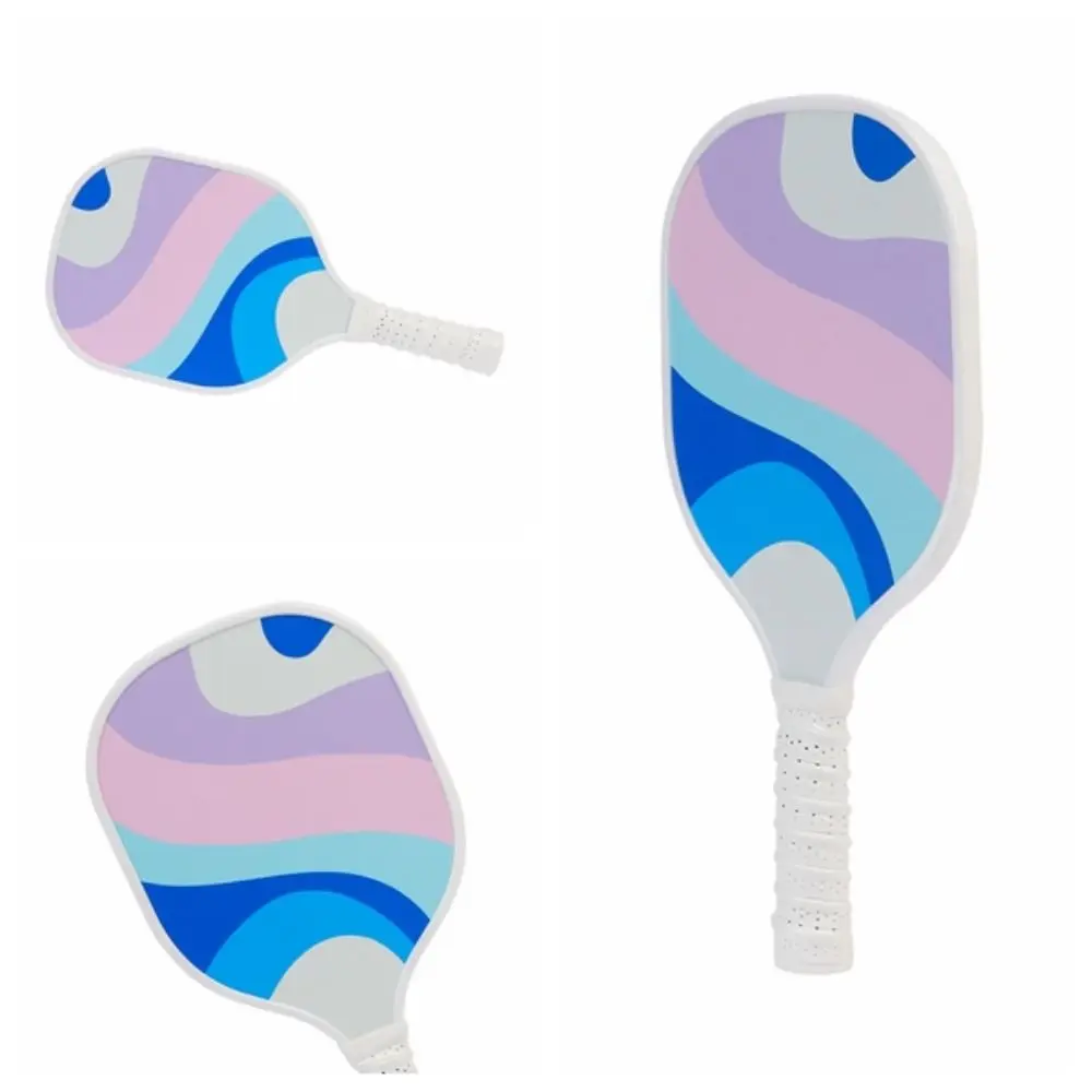 

Wooden Pickleball Paddles Ribbed Handle Non-Slip Pickle Ball Racket Lightweight Single Racket Pickleball Training Equipment