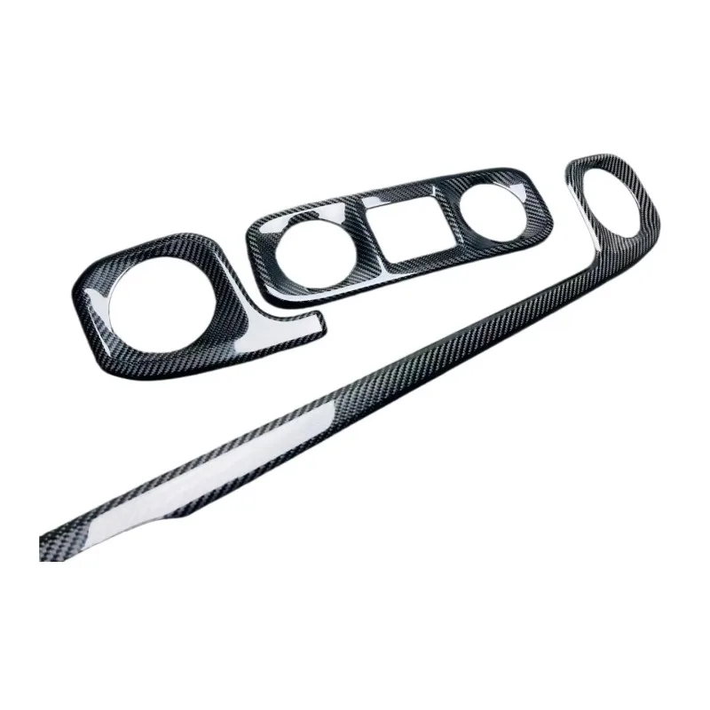 For Mercedes-Benz G Class Interior AC Vents Trim Cover Kit Dry Carbon Fiber Matte Finish Replacement for 2019-
