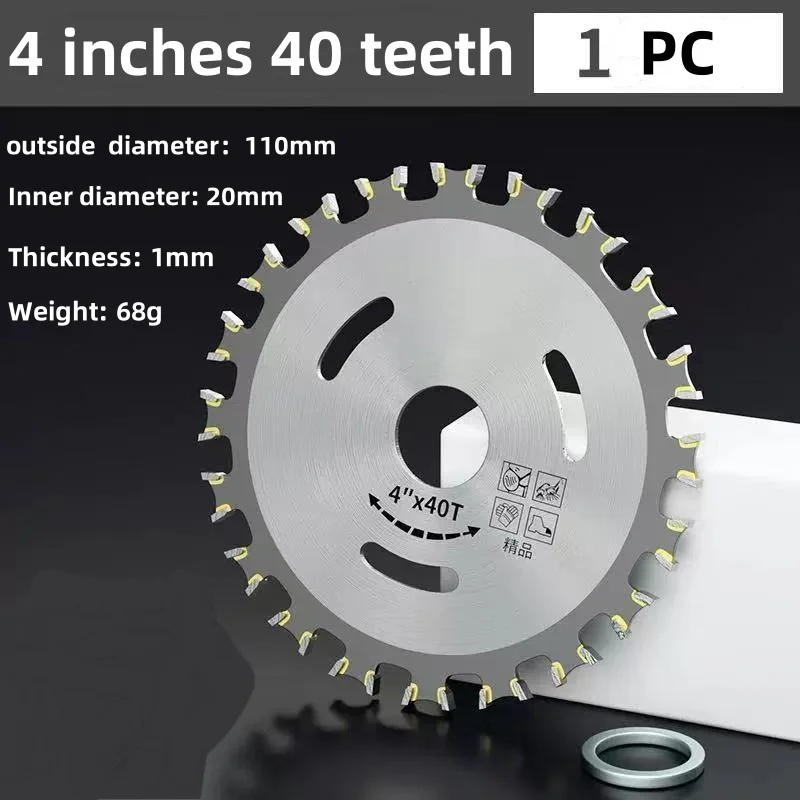 85mm 4Inch 5Inch 7Inch Alloy Woodworking Double Side Saw Blade Circular Cutting Disc Rotating Drilling Tool For Wood And Plastic