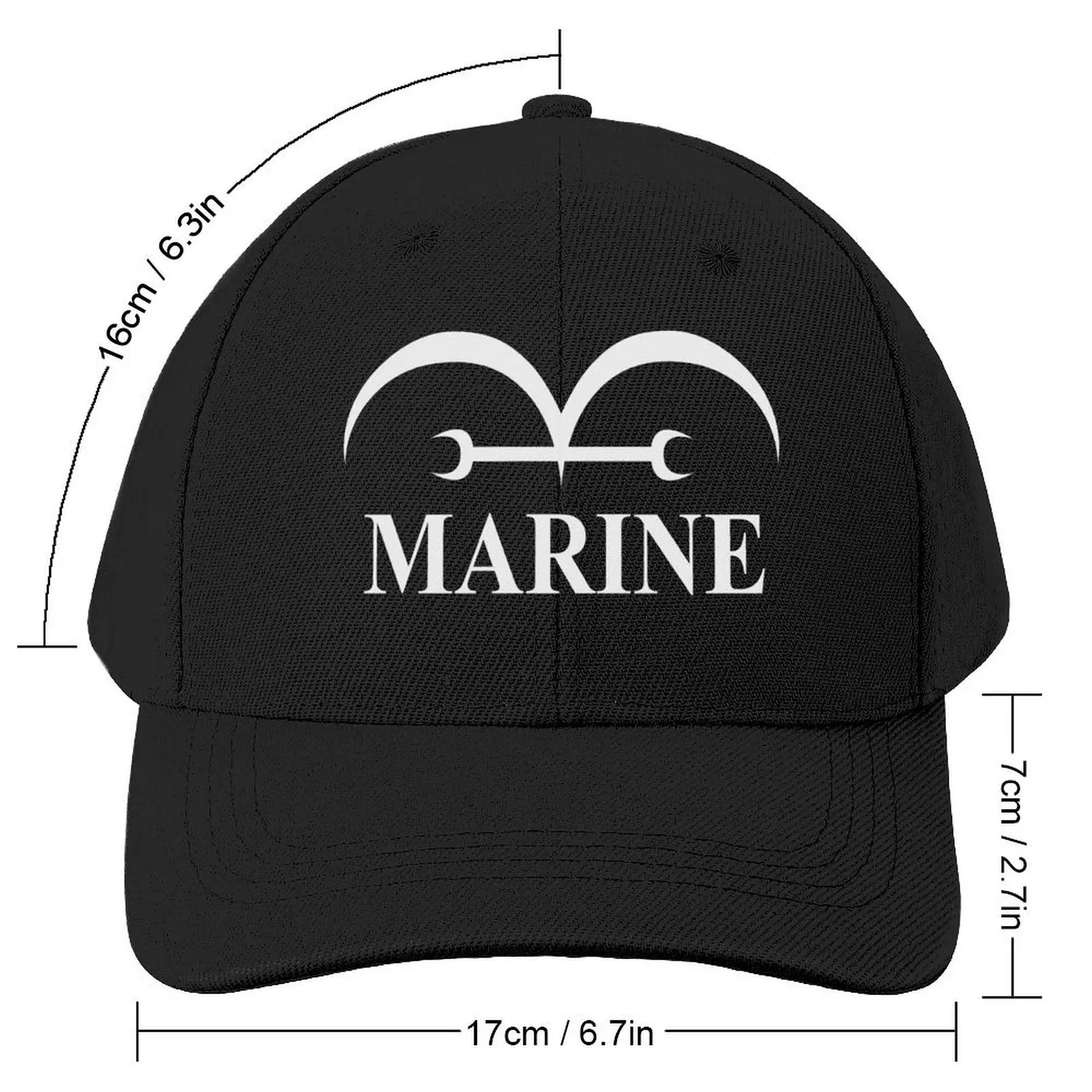 Kopie von MARINE Baseball Cap Beach Outing |-F-| Custom Cap Caps For Men Women's