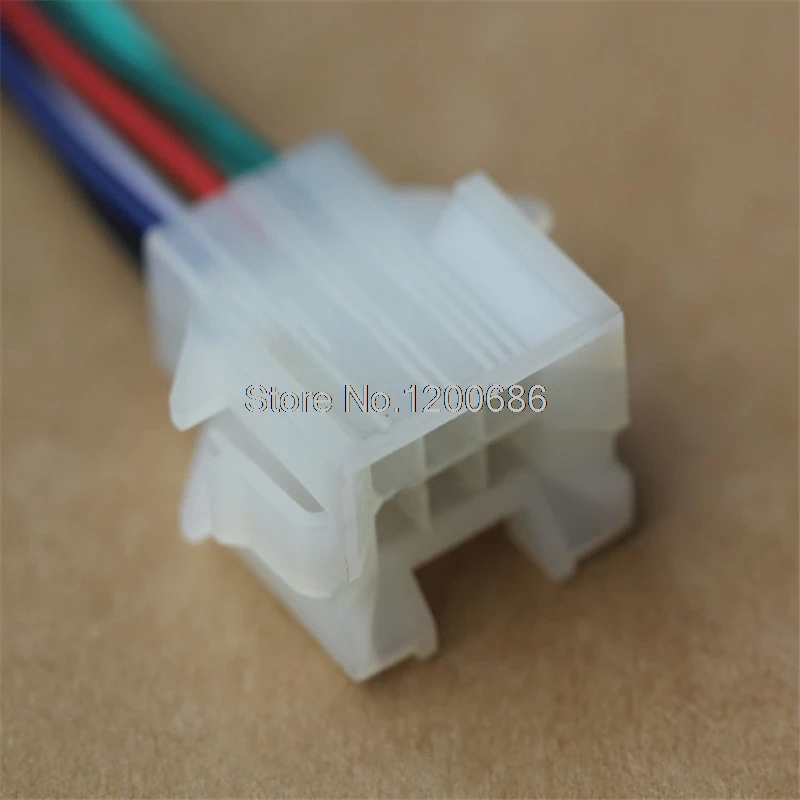 15CM 20AWG 6 Position Plug Natural 0.165