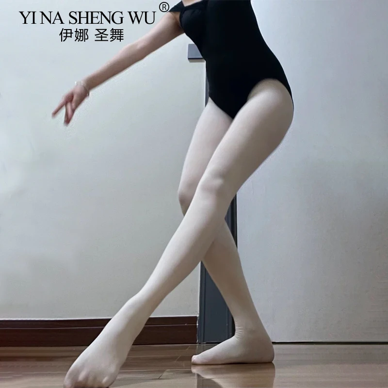 Wholesale Ballet Tights 60D Convertible Tights Ballet Leggings Woman Ballet Stockings Dance Tights Seamless Pantyhose With Hole