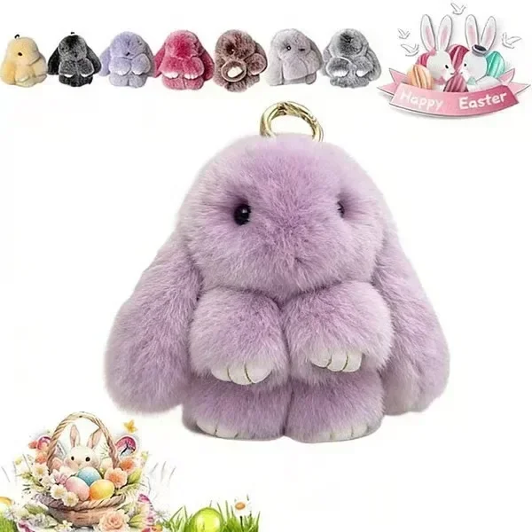 

Новинка! Мягкий кролик-брелок ручной работы, розовый, креативный, популярный аксессуар для сумки/телефона/рабочего стола. ﻿ 15 цветов