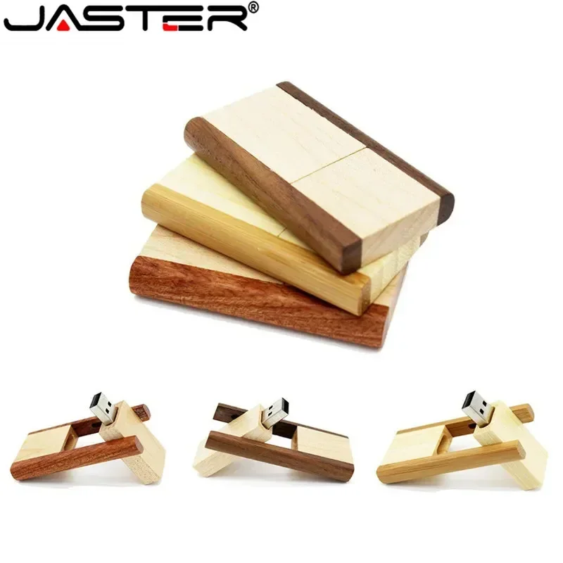 

USB 2,0 usb флеш-накопитель JASTER, деревянный, 4 ГБ, 64 ГБ, 16 ГБ, 32 ГБ, карта памяти, usb, свадебные подарки, 1 шт., бесплатный индивидуальный логотип