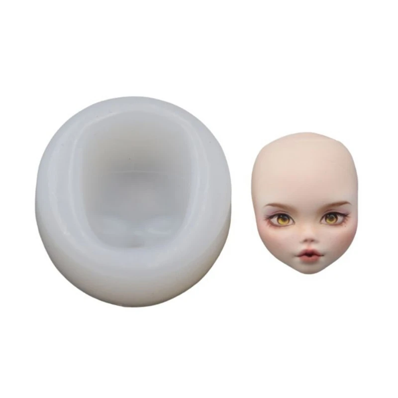 Elf Face Clay Molds Non Easy to Demold Dolls Face Clay Molds for Elf Toy Epoxy Resinn Casting DIY Handmade Craft Dropship