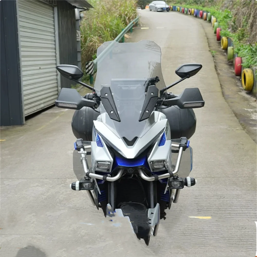 

FOR ZONTES 703T High Quality Thickened Front Windshield Increased Windshield Extension Rod Chest Guard and Air Guide Cover