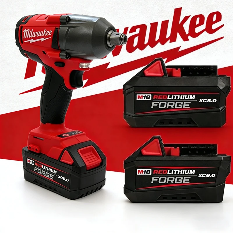 

18V 6.0Ah Replace lithium ion Battery Milwaukee M18 Cordless Power Tools,for 48-11-1815 48-11-1860 Angle grinder Tools Battery