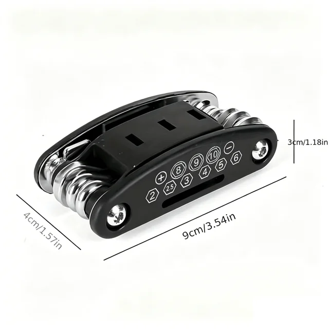 16-in-1 Socket Wrench Set, Non-Slip Rotating Head. Durable Stainless Steel for Home & Car Repairs. Easy & Universal Tool. 5
