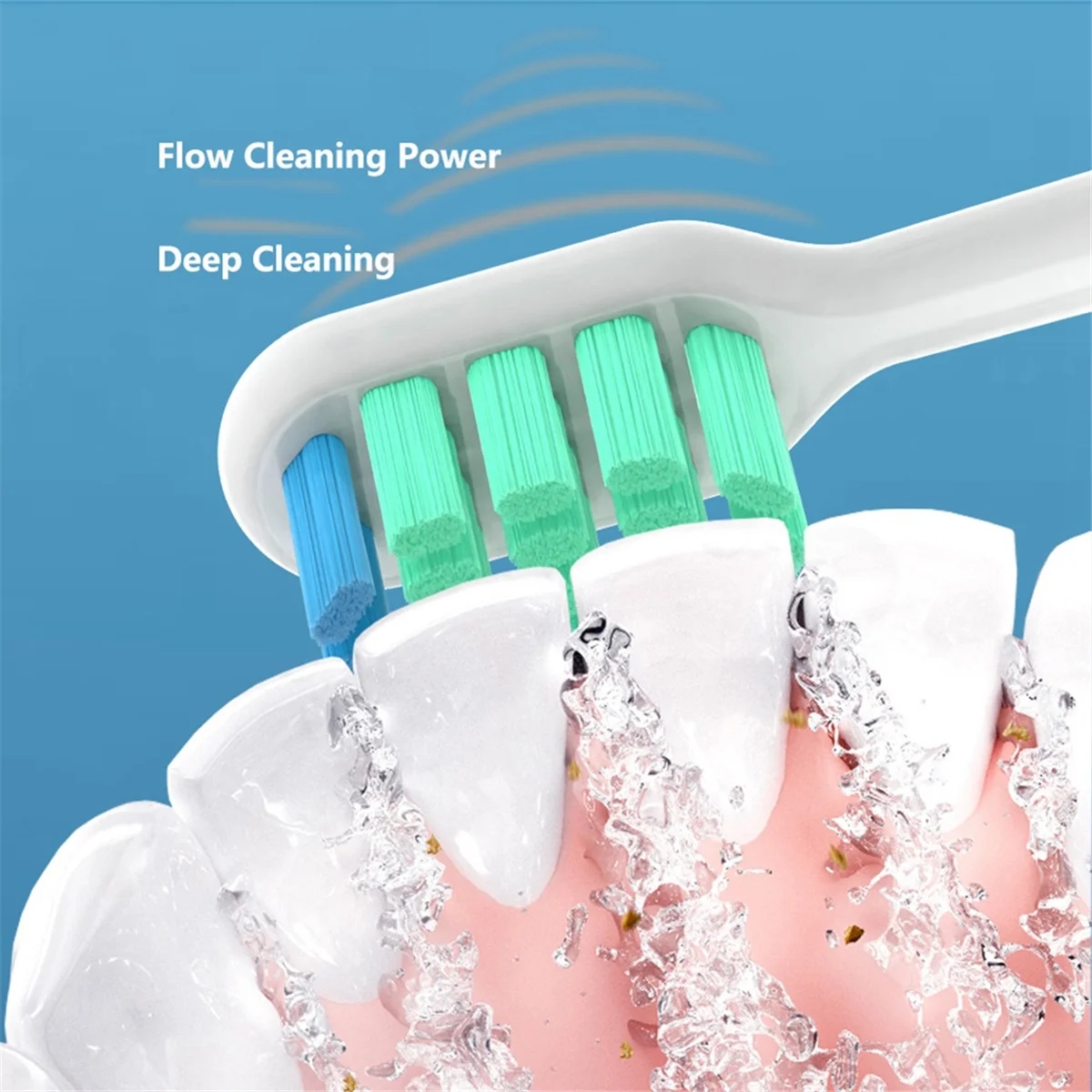 A14G-Para cabeças de escova de dente elétrica de substituição EW-DC01 brancas