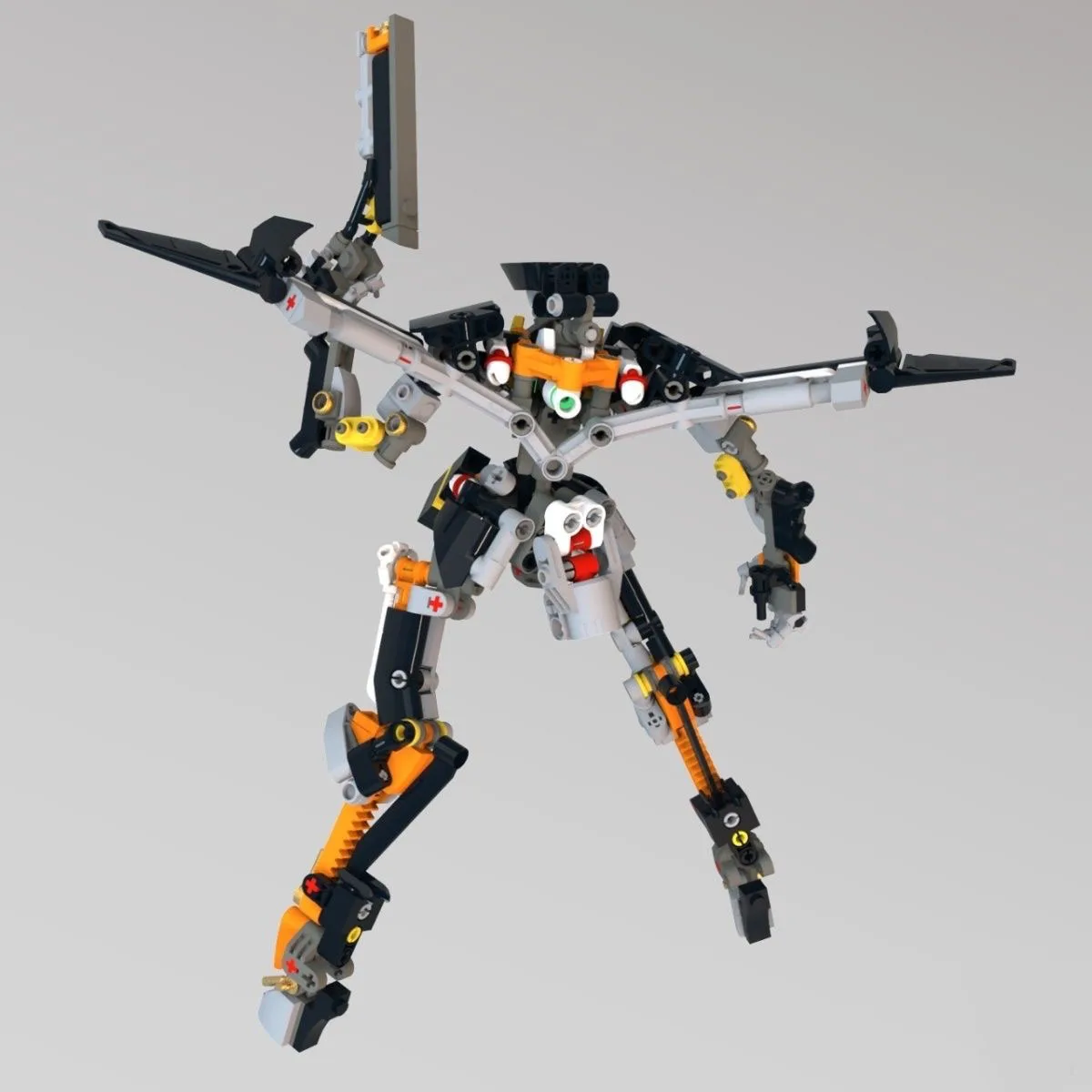 Action Figure Bausteine Modell MOC Block Kit Kinder Spielzeug Anime Figur Roboter Soilder Montieren Spielzeug Für Kinder